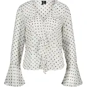 Vero Moda Chemisier 'VMWillow' gris / noir / blanc