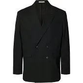 Selected Coupe Décontractée Blazer À Double Boutonnage Homme Le noir 46