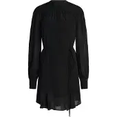 BOSS pour femme. 50564726 Robe Dassandra noire (42), Casuel, Classique, Viscose, Manche longue