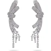 Avant Garde Boucles d'oreilles 'Biancaette' argent