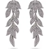 Avant Garde Boucles d'oreilles 'Priscasa' argent