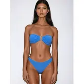 Flavia Valentini Bikini 'Selene Bandeau Bikini – Azzurro' bleu roi
