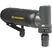 Rodcraft RC7128 Meuleuse d'angle pneumatique + Raccord rapide pneumatique 1/4" 6 mm Solo (895100027 (Meuleuse droite)