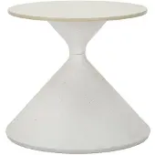 Mauro Ferretti Table d'appoint Ø 42x40 cm blanc