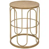 Mauro Ferretti table d'appoint Samui Ø 40x55 cm naturel