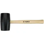 Topex Marteau en caoutchouc noir 680 g Outil de débosselage Marteau de débosselage pour pansements