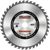 Kreator 254x30x3.0 Mm 40t Wood Circular Saw Disc Argenté