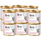 Brit Veterinary Diet Chat - Sans céréales, Hypoallergénique- Boîte- 6x200g