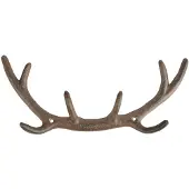 Esschert Design Porte-bois de cerf en fonte 29 cm