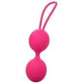 Marc Dorcel Boules de Geisha roses en silicone double Marc