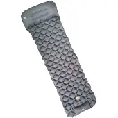 Bass Polska BASS Matelas gonflable avec coussin, 195x58x5cm, gris BP-BH41966