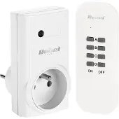 Rebel URZ1225-3 Prise télécommandée 230 V jusqu'à 1 000 W, blanche