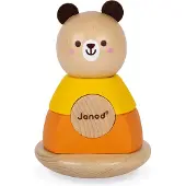 Janod Bear Stacker & Rocker Jaune,Orange 12 Months-3 Years Enfants