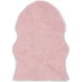 vidaXL Tapis 60 x 90 cm Peau de mouton synthétique Rose