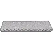 vidaXL Tapis d'escalier autocollants aspect sisal 15 pcs 65x21x4 cm