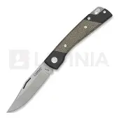 Mercury Couteau pliant Luc - Elmax - Green Canvas Micarta
