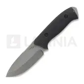 LKW Knives Couteau Dwarf - Stonewash - G10, noir