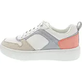 Tamaris Baskets basses camel / bleu clair / canneberge / blanc