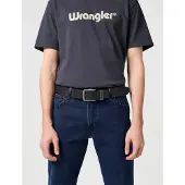 Wrangler Basic Metal Belt Noir 85 cm Homme