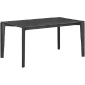 Selsey Loomens – Table à manger 150 x 90 cm, aspect chêne noir