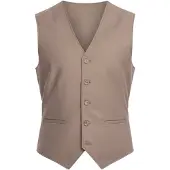 OMBRE Gilet 'OM-BLZV-0112' beige foncé