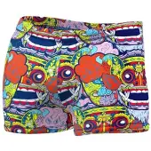Turbo Bali Tribal Swimming Boxer Bleu S Homme