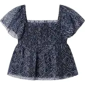 Pepe Jeans Honey Short Sleeve Blouse Bleu 16 Years Fille
