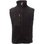 Payper Hommes, Gilet, Tour Gilet, Jaune, Noir, (S)