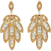 Avant Garde Boucles d'oreilles 'Quintara' or rose