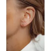 Hey Happiness Boucles d'oreilles 'Margent' or