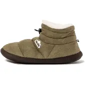 Nuvola Nuvola. Pantoufle 'Home Velvet' vert foncé