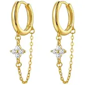 Hey Happiness Boucles d'oreilles 'Twinkle Blossom' or