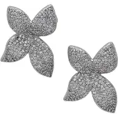 Avant Garde Boucles d'oreilles 'Evanté' argent