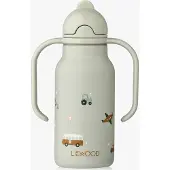 Liewood Gourde - Kimmie - 250 ml - Véhicules/Dove Blue - - UneTaille - Gourde