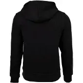 Champion Sweat-shirt 'Sudadera negra big printed logo hoodie' noir