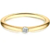 Trilani Bague or / transparent