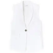 Motivi Gilet de costume blanc