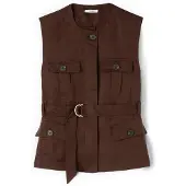 Motivi Gilet de costume marron