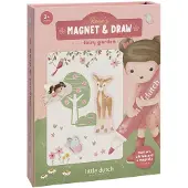Little Dutch Magnet Bastelset Rosa Fairy Garden