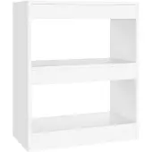 vidaXL Bibliothèque/Séparateur de pièce Blanc 60x30x72 cm