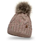 Vivisence Bonnet '7014' marron chiné