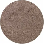 vidaXL Tapis Shaggy antidérapant Marron 160 x 160 cm PP