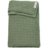 Meyco Baby Waffle Tog 1.0 75x100 Cm Minicrib Blanket Vert Enfants