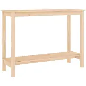 vidaXL Table console 110x40x80 cm Bois massif de pin