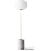 Audo Copenhagen Menu JWDA Floor Lamp Carrara Marble | Bronzed Brass