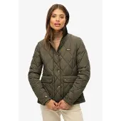 Superdry Veste mi-saison kaki / noir