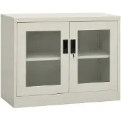 vidaXL Armoire de bureau Gris clair 90x40x70 cm Acier