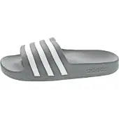 Adidas Mule 'Adilette Aqua' graphite / blanc