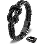 SERASAR Bracelet 'Knot' noir