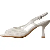 Poti Pati Escarpins à bride arrière 'Supermodische Pumps' blanc